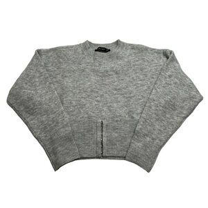 Lioness Dion Knit Sweatshirt in Grey